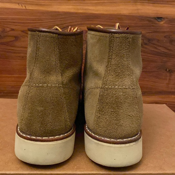 Red Wing Heritage Women, Olive Mohave Moc Toe- Size 6 - Picture 4 of 8